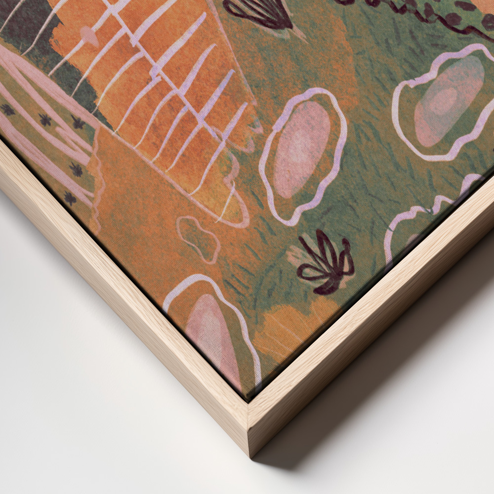 Canvas print - Magic Forest frame close up