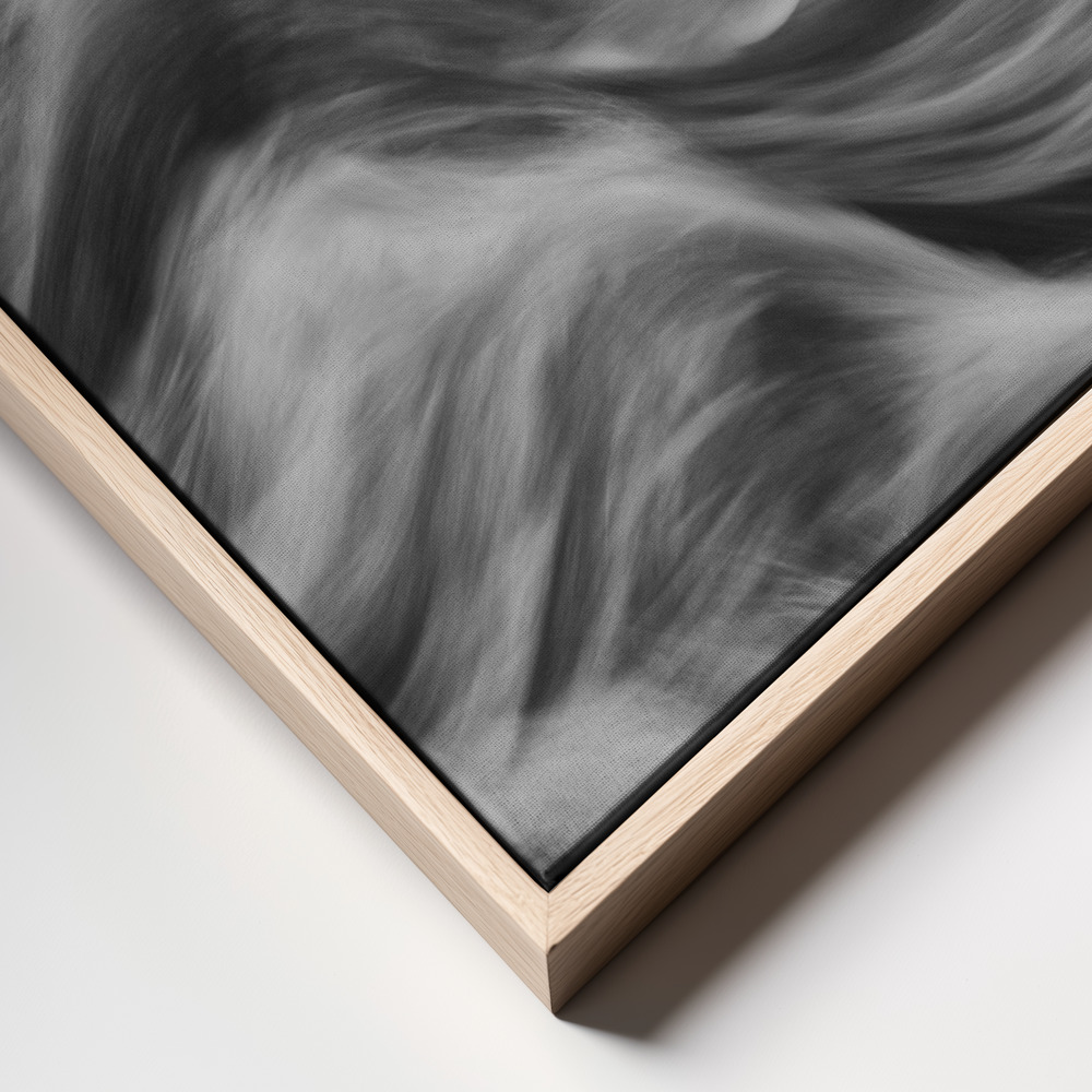 Canvas print - Night Surf frame close up