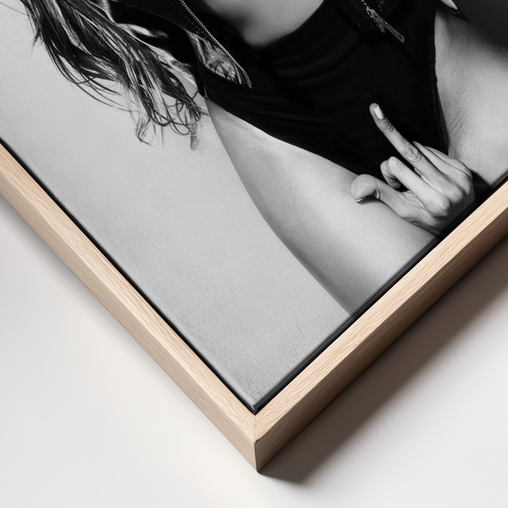 Toile - Eat This cadre en gros plan - cadre naturel