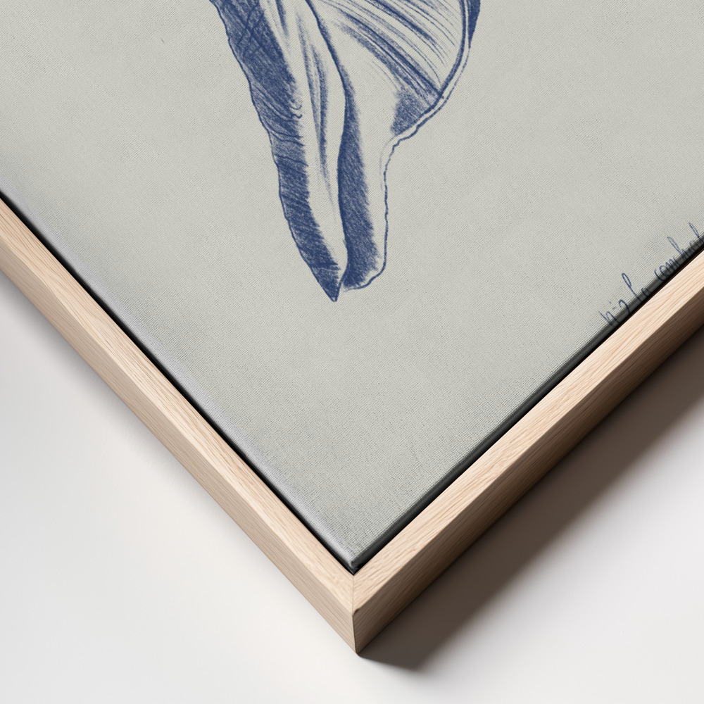 Canvas schilderi - Filles de la mer n.2 - La conchiglia frame close up