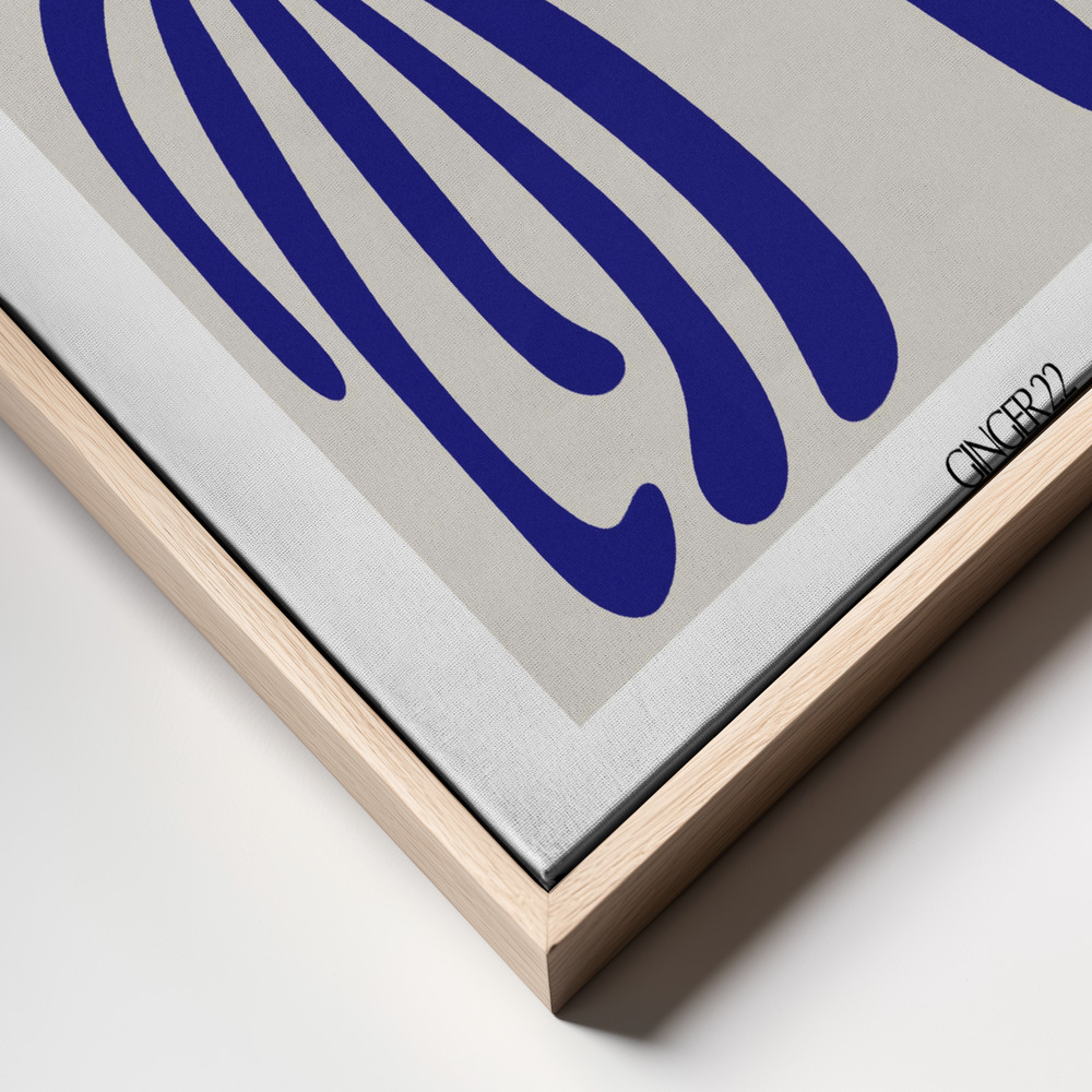 Canvas print - New Monstera frame close up