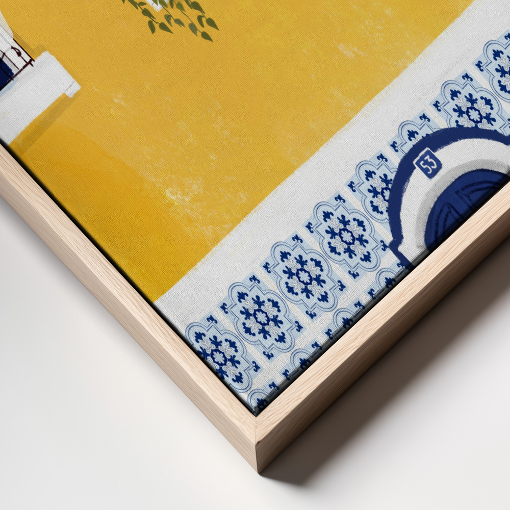 Canvas schilderi - Lisbon frame close up