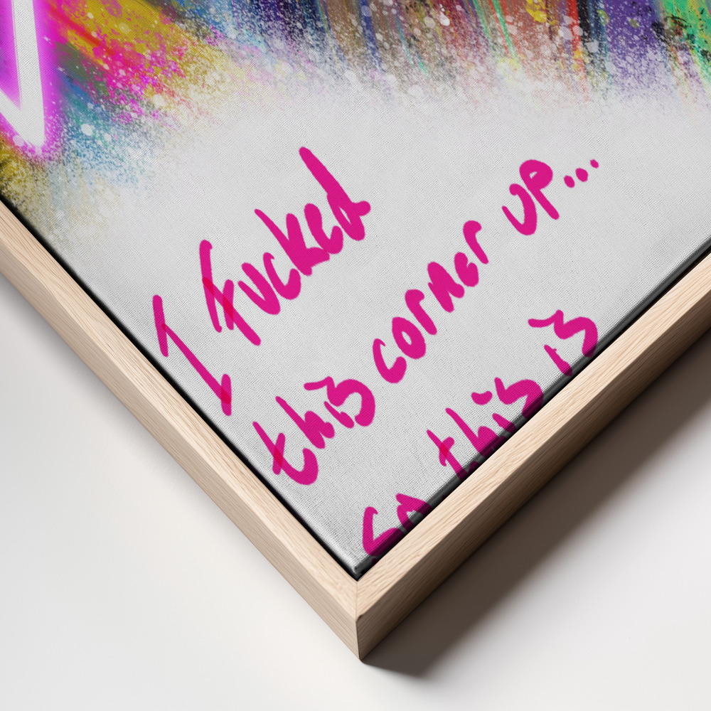 Canvas print - Positive Energy frame close up