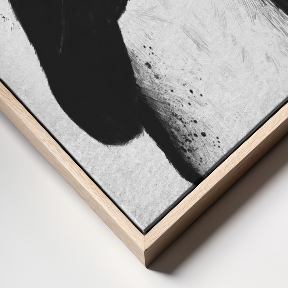 Canvas print - All you need is love frame close up