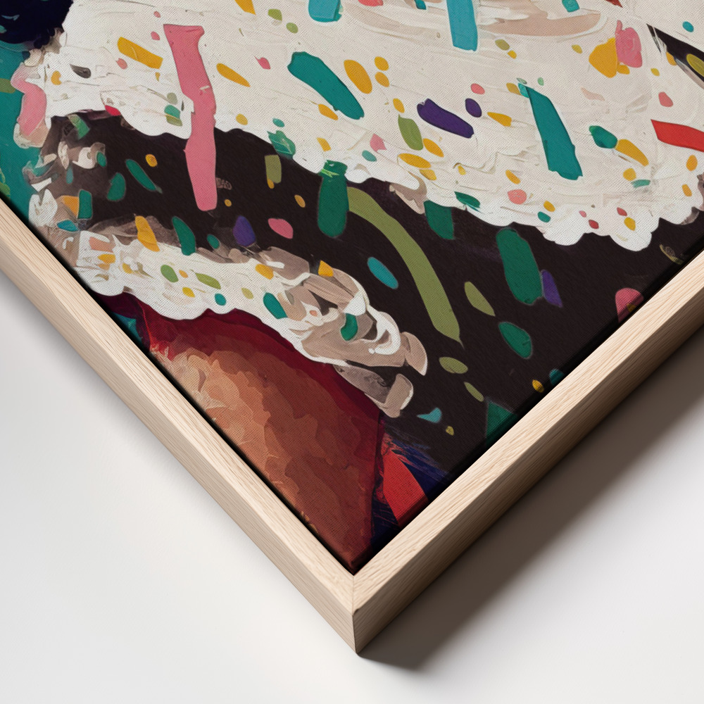 Canvas print - A Beautiful Day frame close up