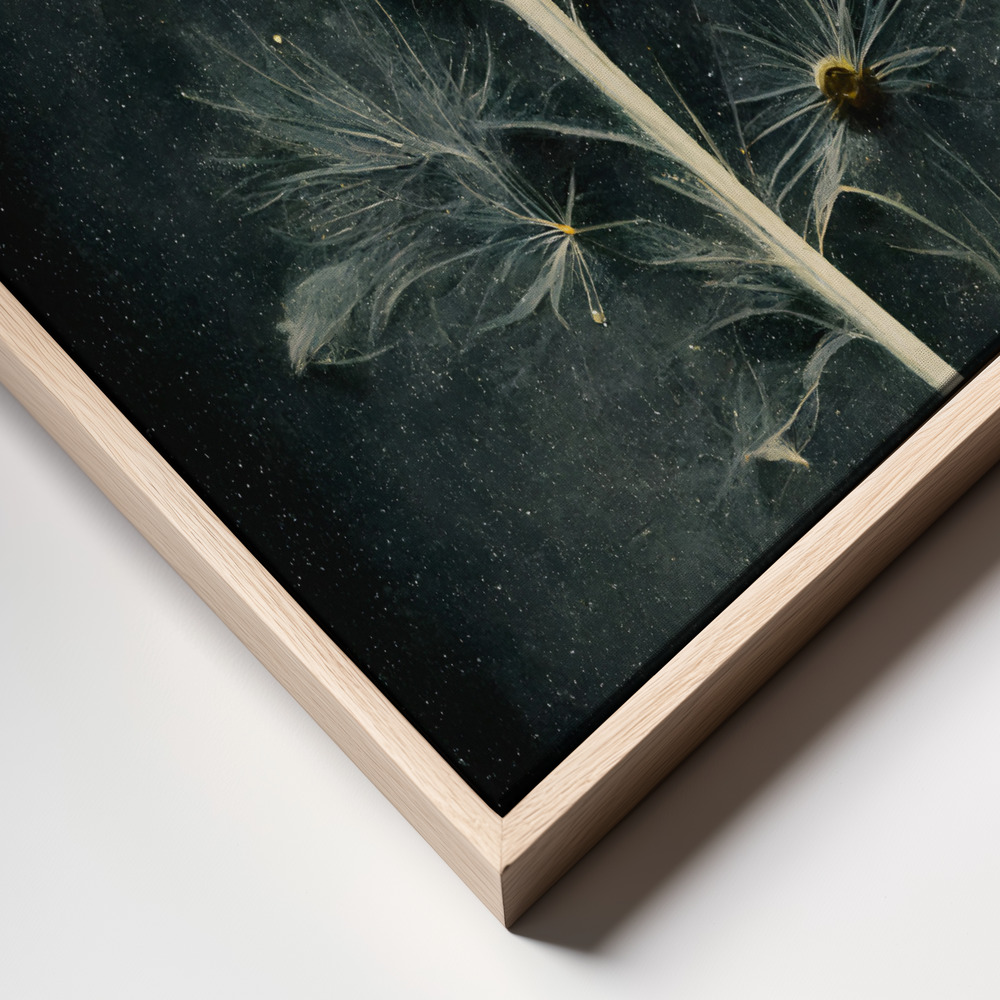 Toile - Dandelion cadre en gros plan - cadre naturel