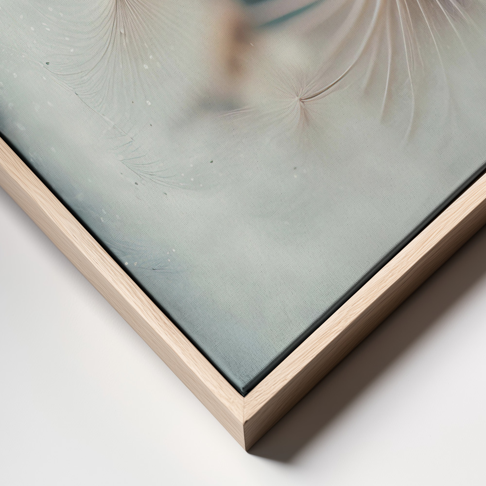 Canvas print - Filigree Nature frame close up - natural frame