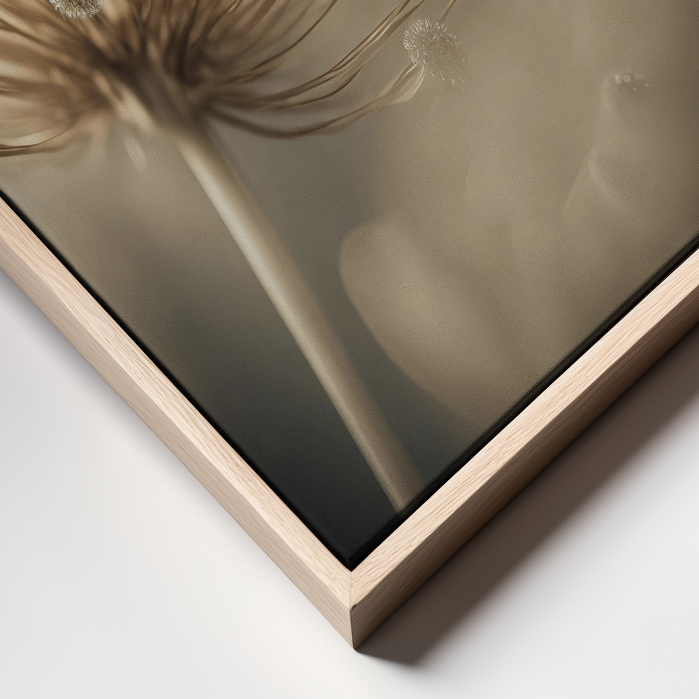 Canvas print - Little Pompoms frame close up