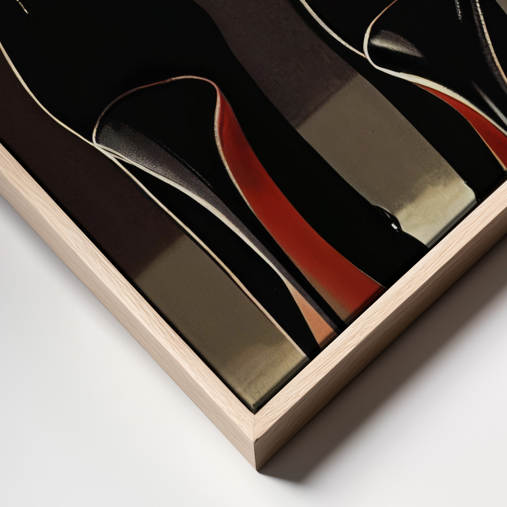 Lærred - Heels frame close up