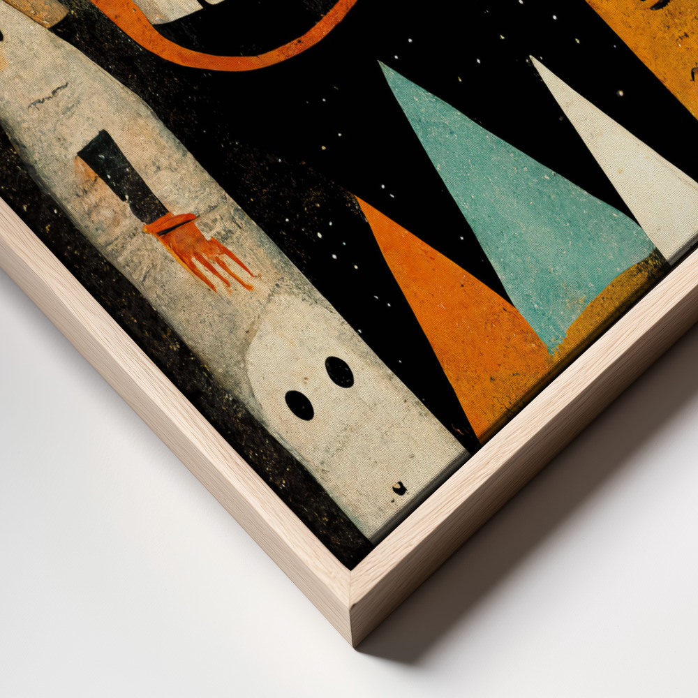 Canvas print - Monster Ville frame close up