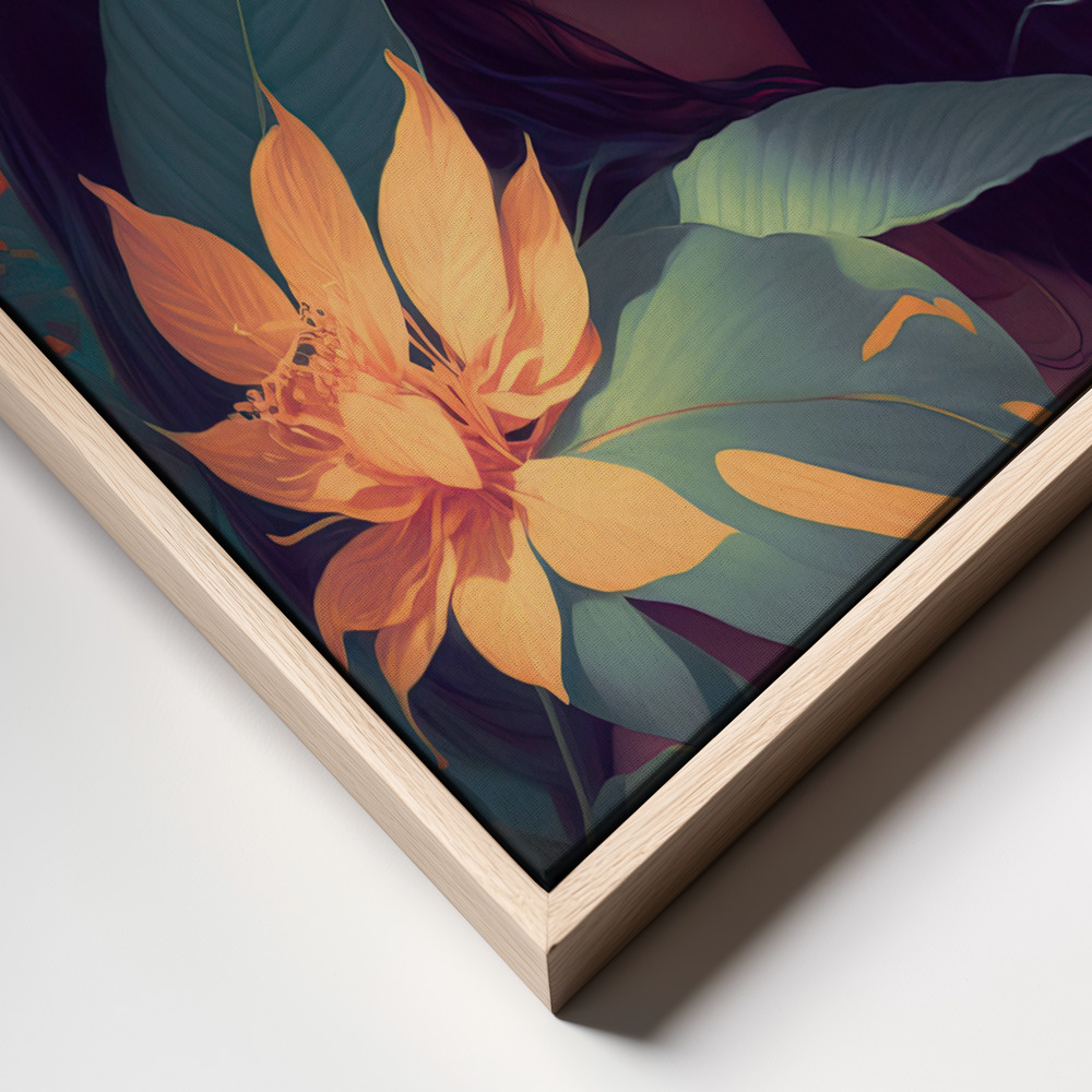 Canvas schilderi - Natural  Beauty frame close up - natuurlijk frame