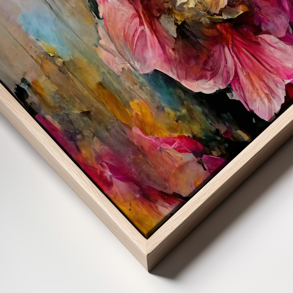 Canvas print - Wild Roses frame close up