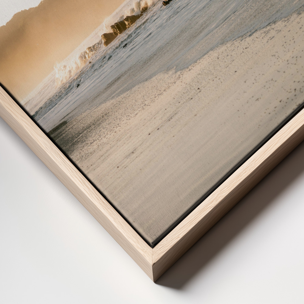 Canvas schilderi - Costa Rica Beach frame close up - natuurlijk frame