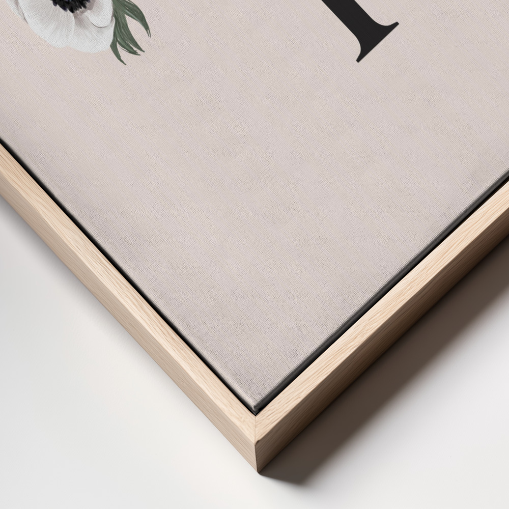 Canvas print - Anemone Hola IV frame close up