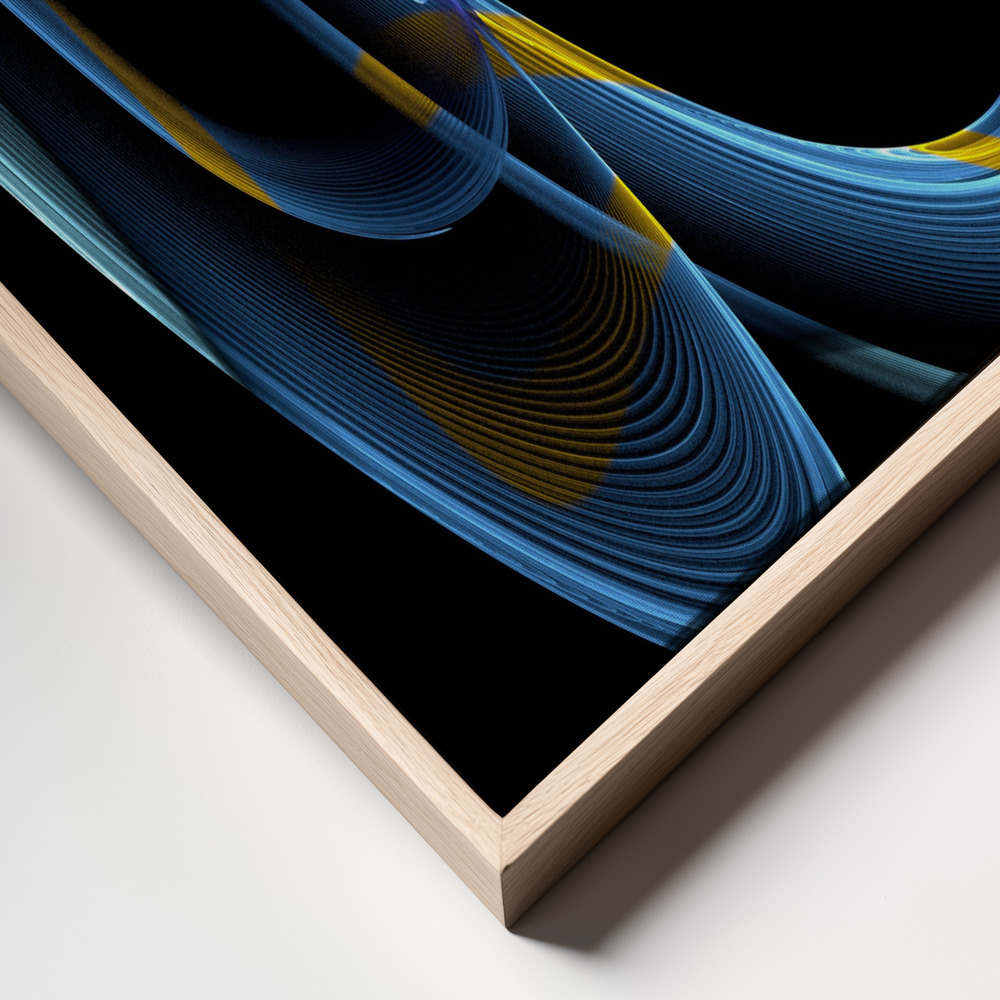 Canvas print - Earphone frame close up