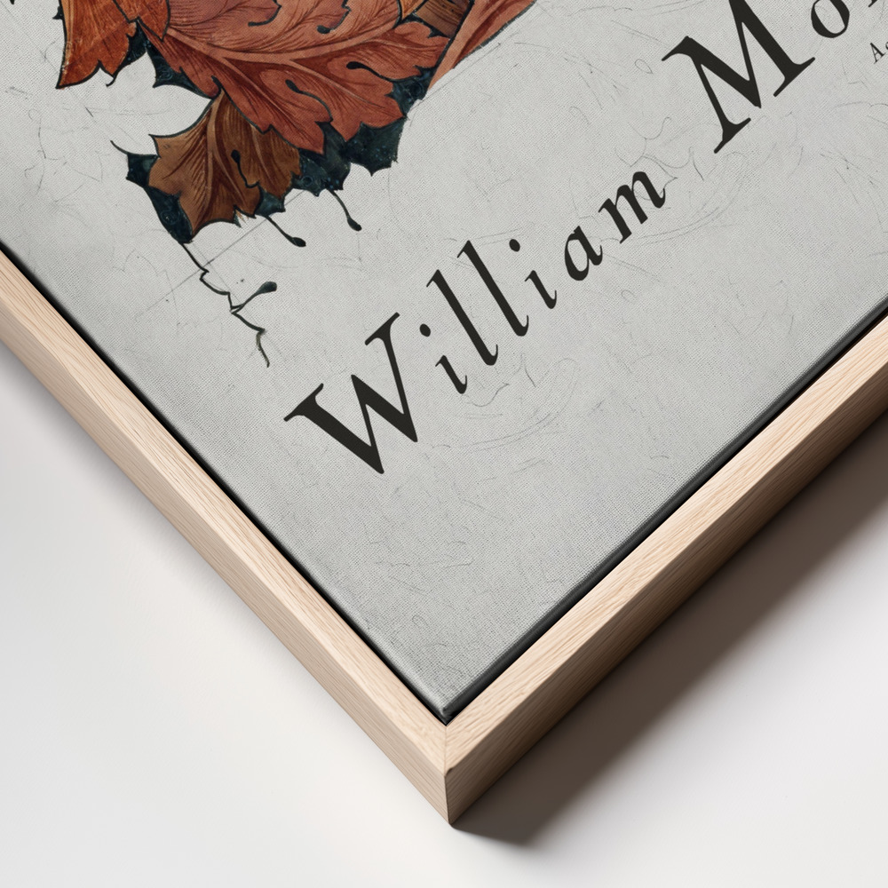 Canvas print - Acanthus frame close up