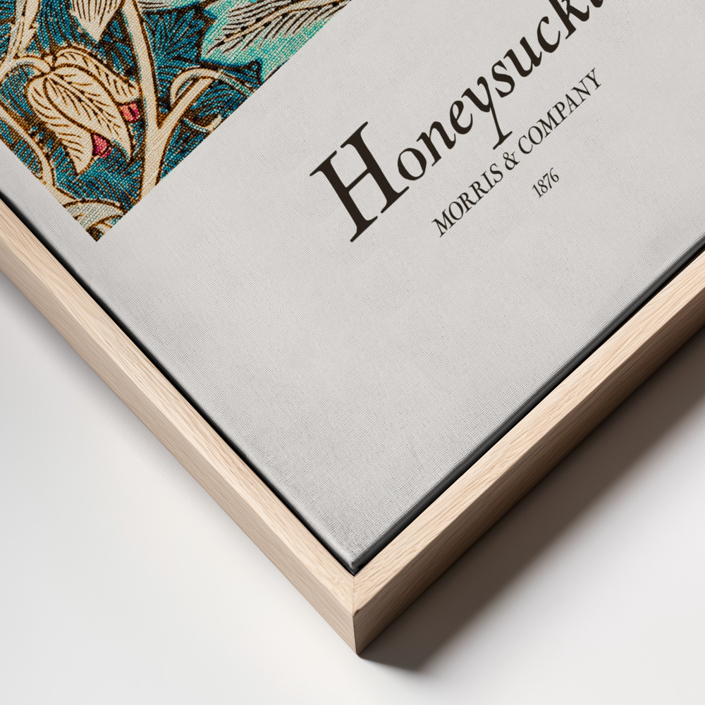 Obraz na płótnie - Honeysuckle frame close up
