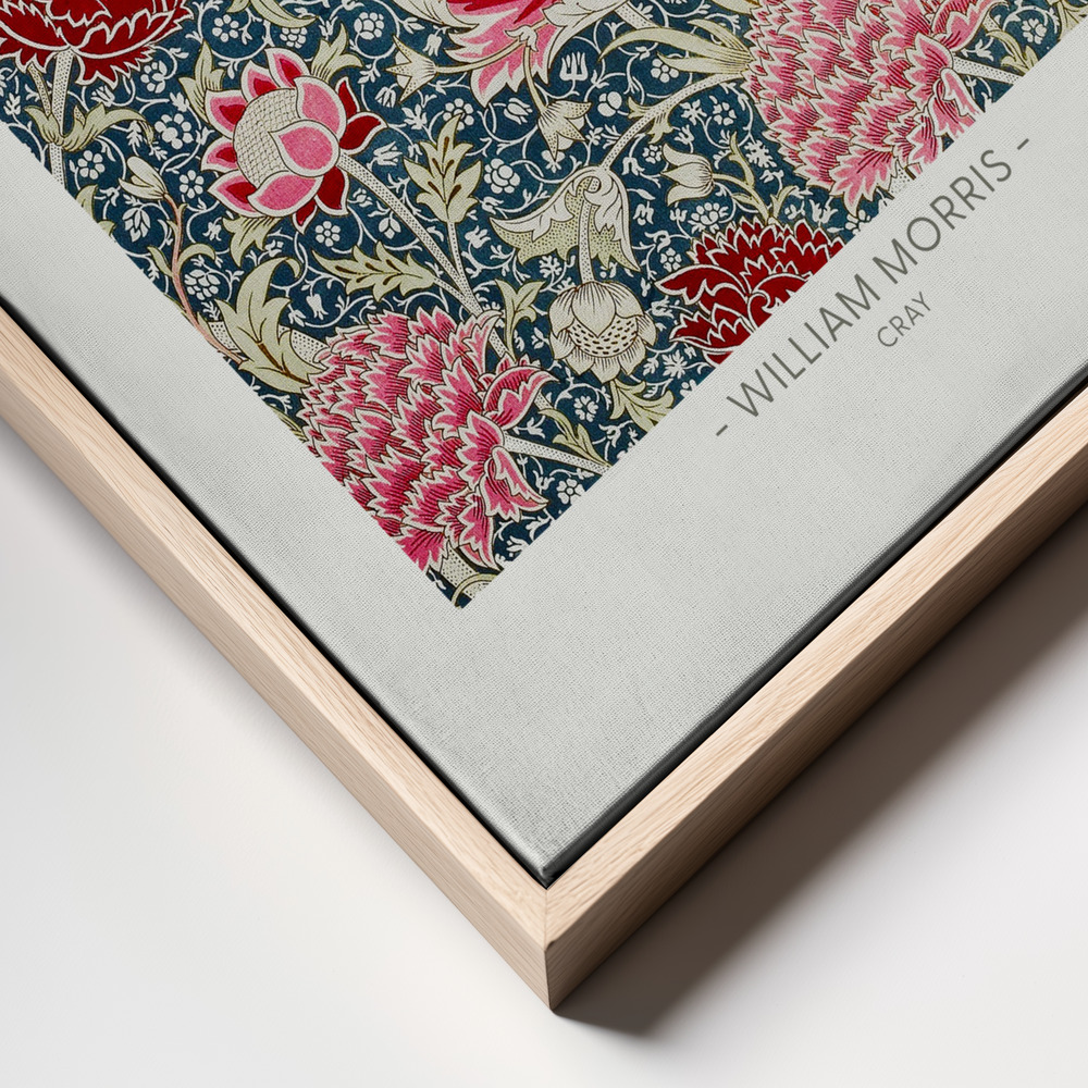Canvas taulu - Cray kehys lähikuva - luonnollinen kehys