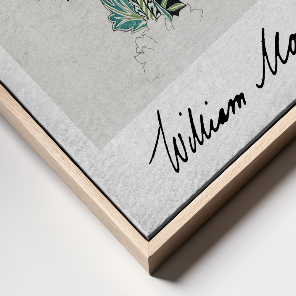 Canvas taulu - Anemone kehys lähikuva - luonnollinen kehys