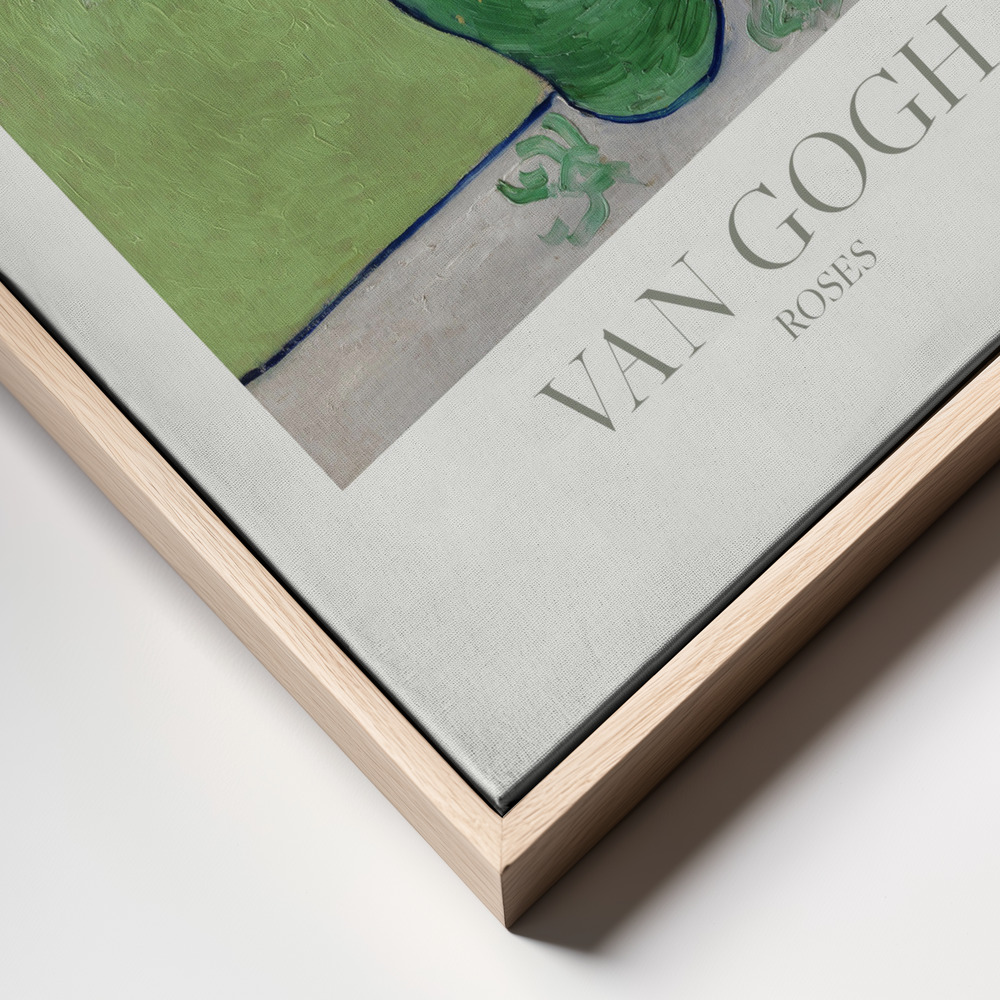 Canvas print - Roses frame close up