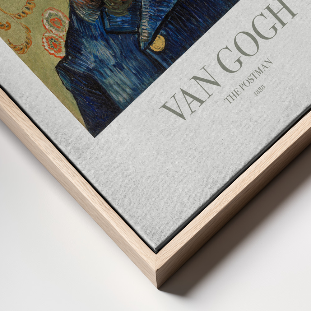 Canvas print - The Postman frame close up