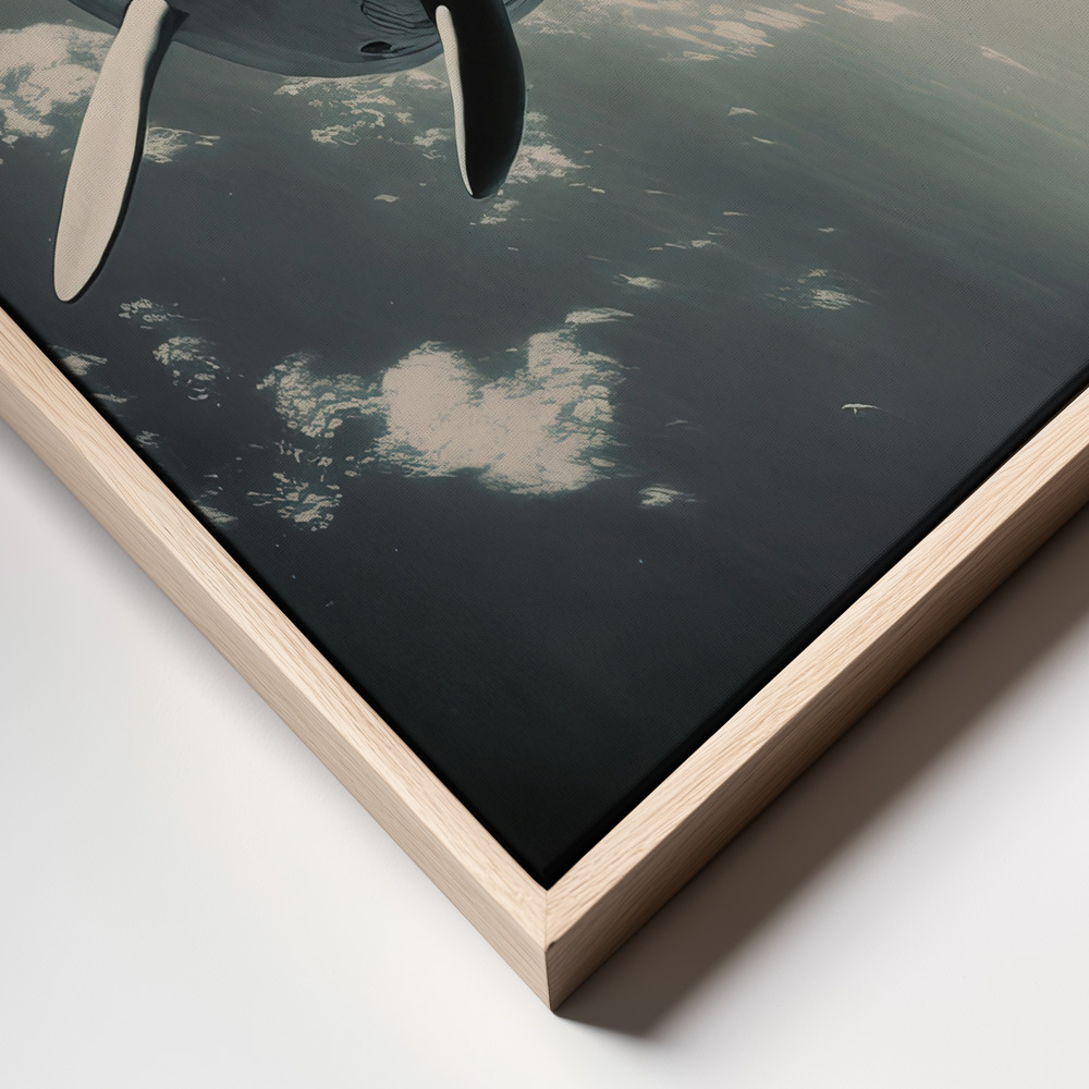 Canvas schilderi - A Special Journey frame close up - natuurlijk frame