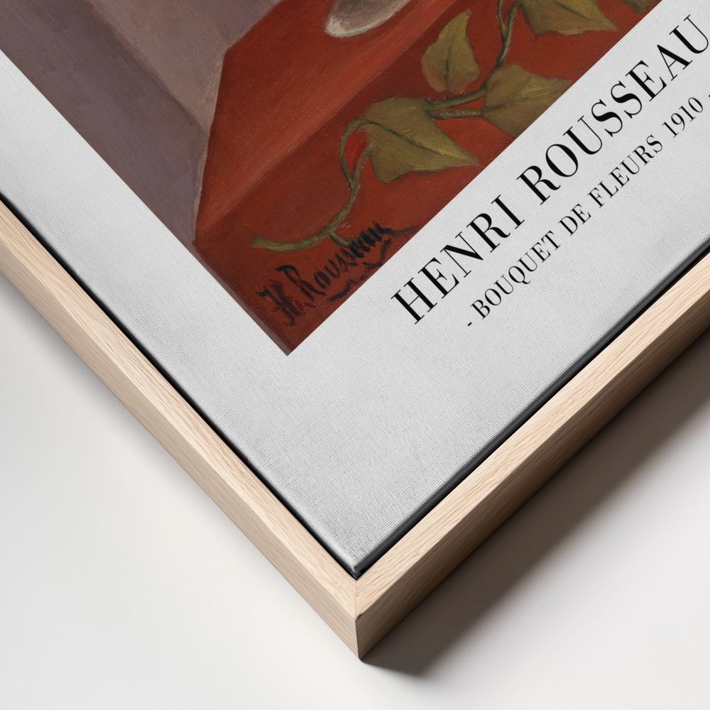 Canvas print - Bouquet De Fleurs 1910 frame close up