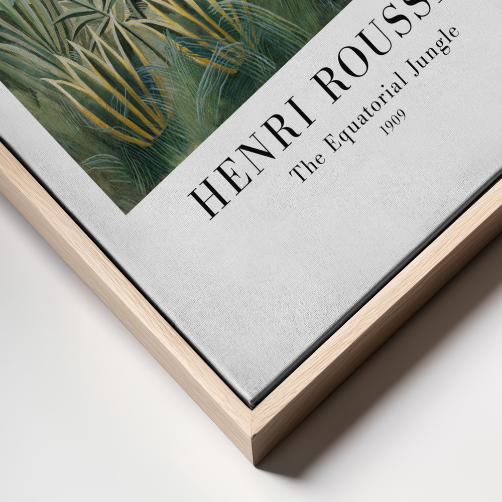 Stampe su tela - The Equatorial Jungle frame close up