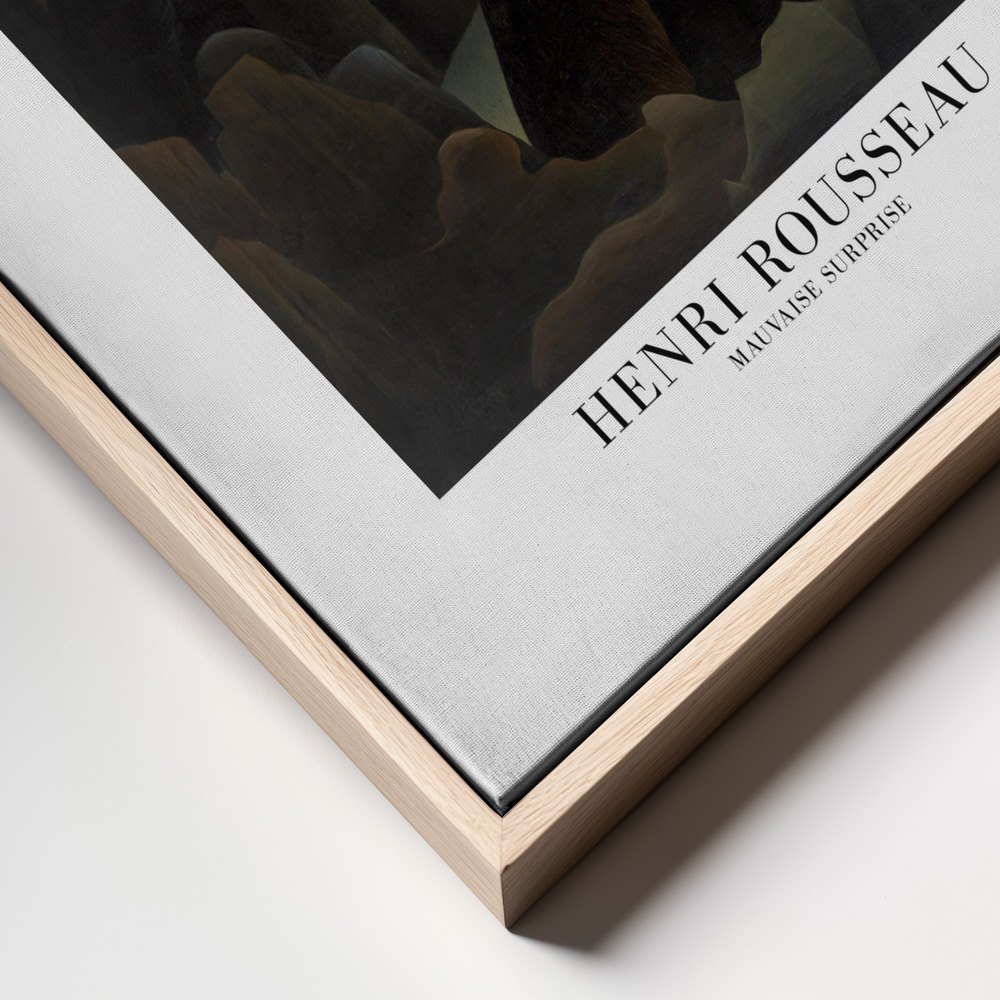 Canvas print - Mauvaise Surprise frame close up