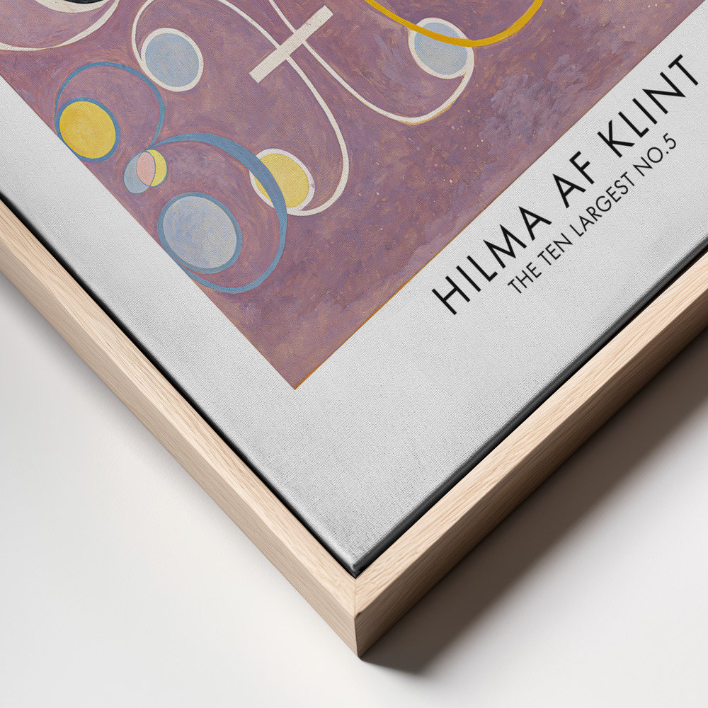 Canvas schilderi - The Ten Largest No.5 Poster - frame close up