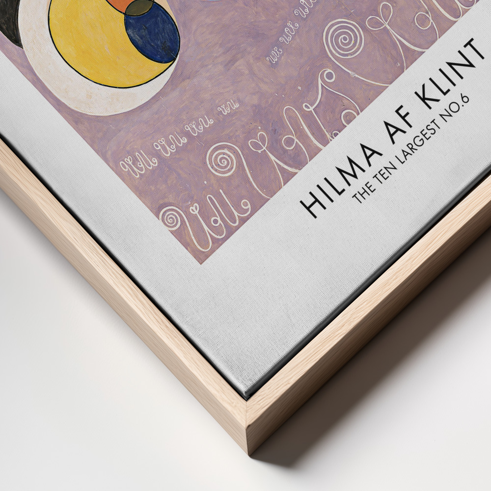 Canvas schilderi - The Ten Largest No.6 Poster - frame close up