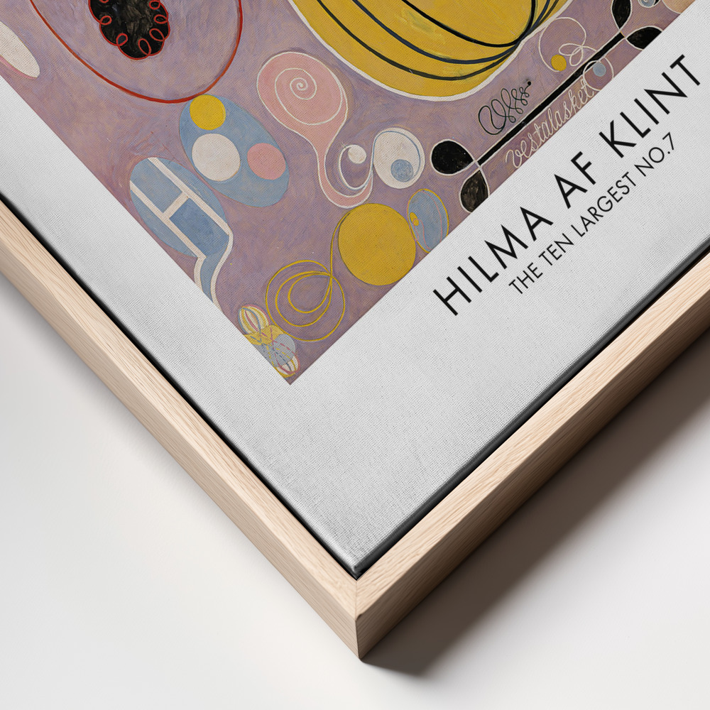 Canvas schilderi - The Ten Largest No.7 Poster - frame close up
