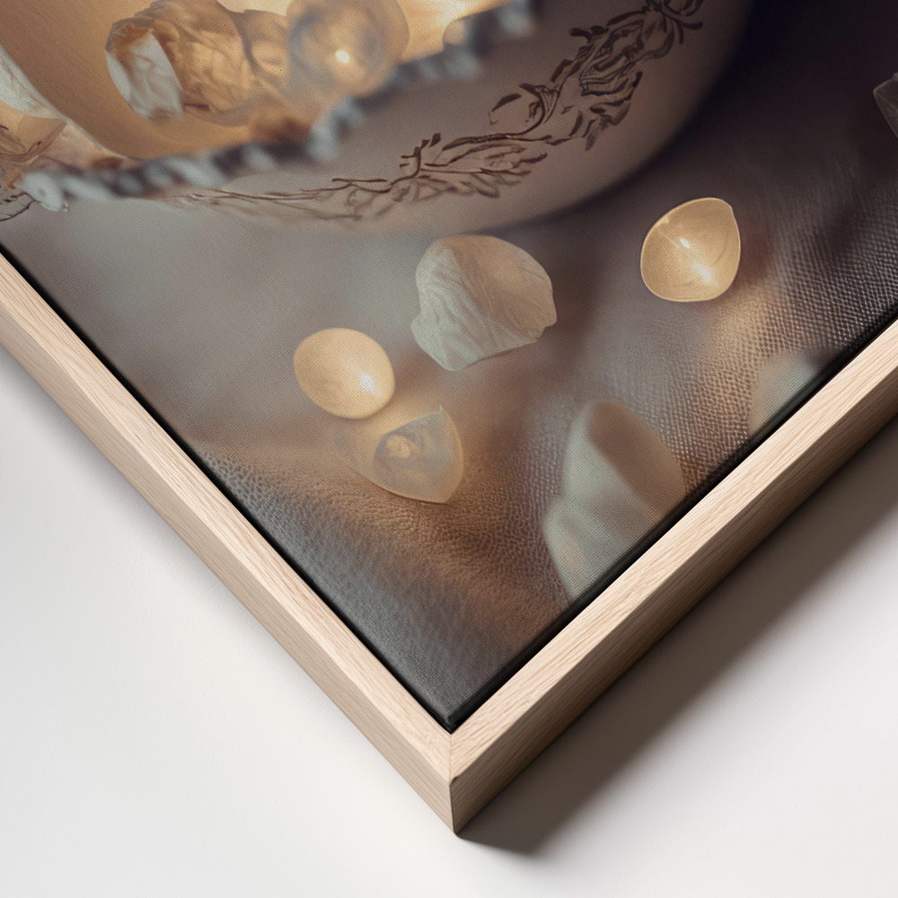 Toile - Glowing Sea Shells cadre en gros plan - cadre naturel