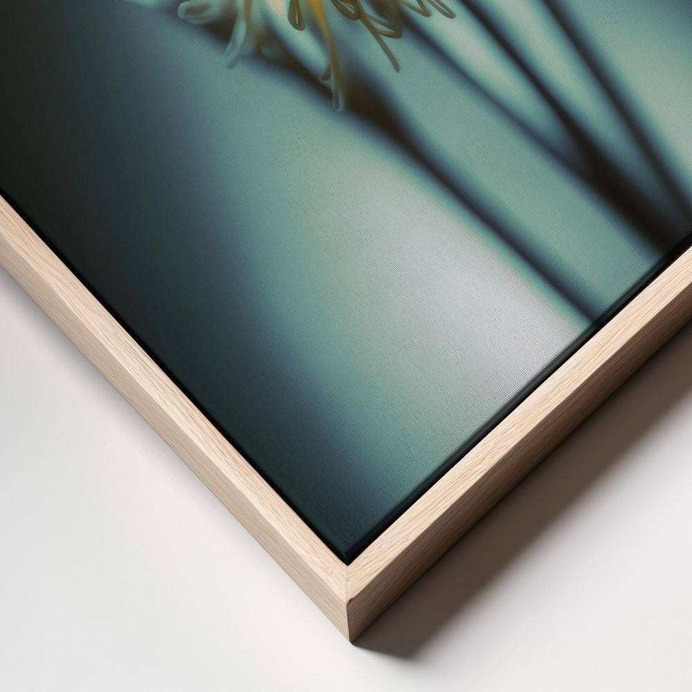 Canvas print - Low Light frame close up - natural frame