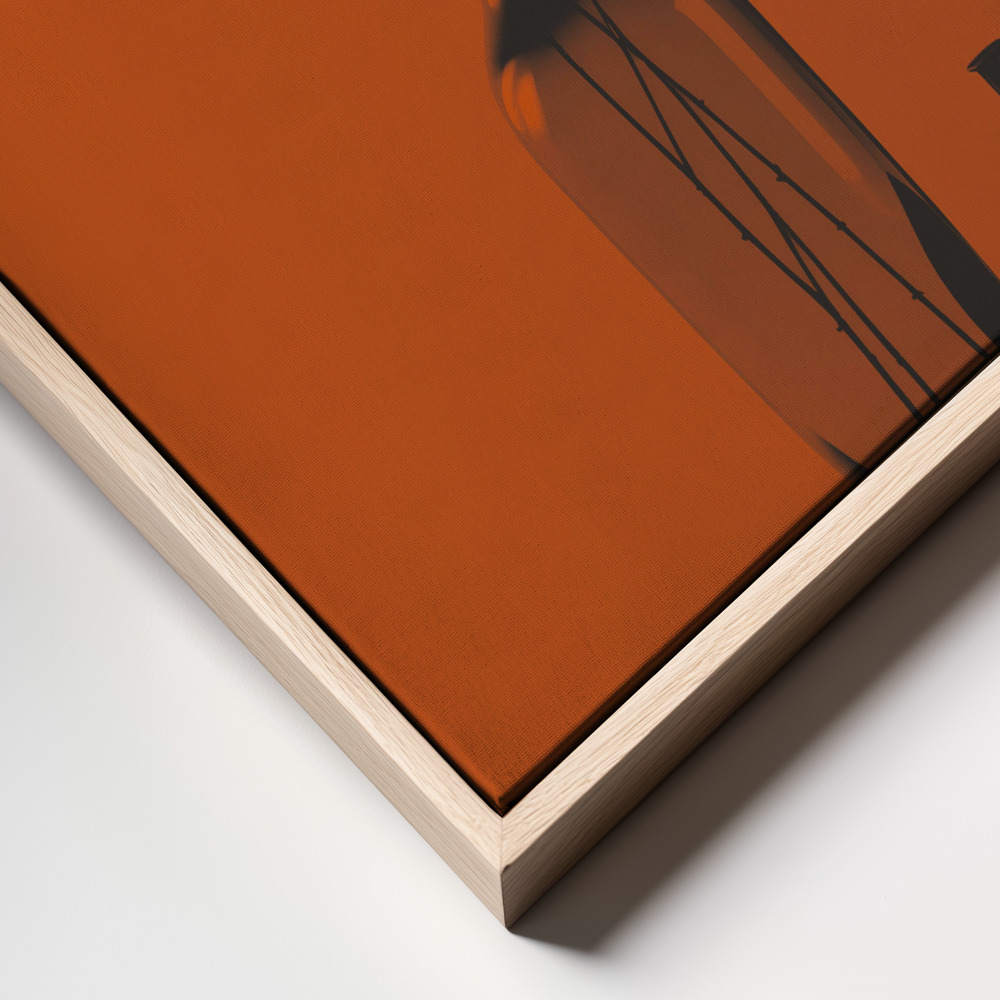 Toile - Orange Mood cadre en gros plan - cadre naturel