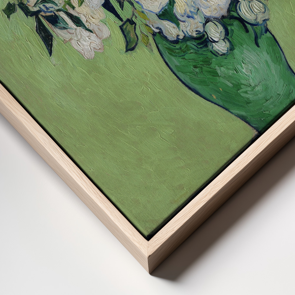 Canvas print - Roses frame close up