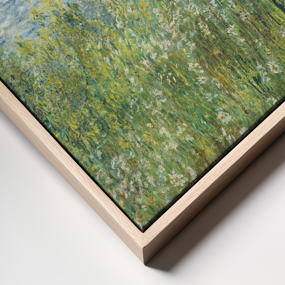 Canvas print - Banks Of The Seine frame close up