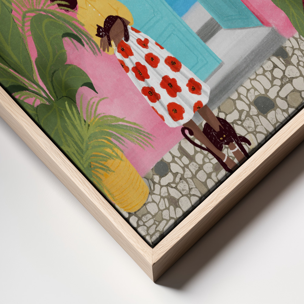 Stampe su tela - Cartagena life frame close up