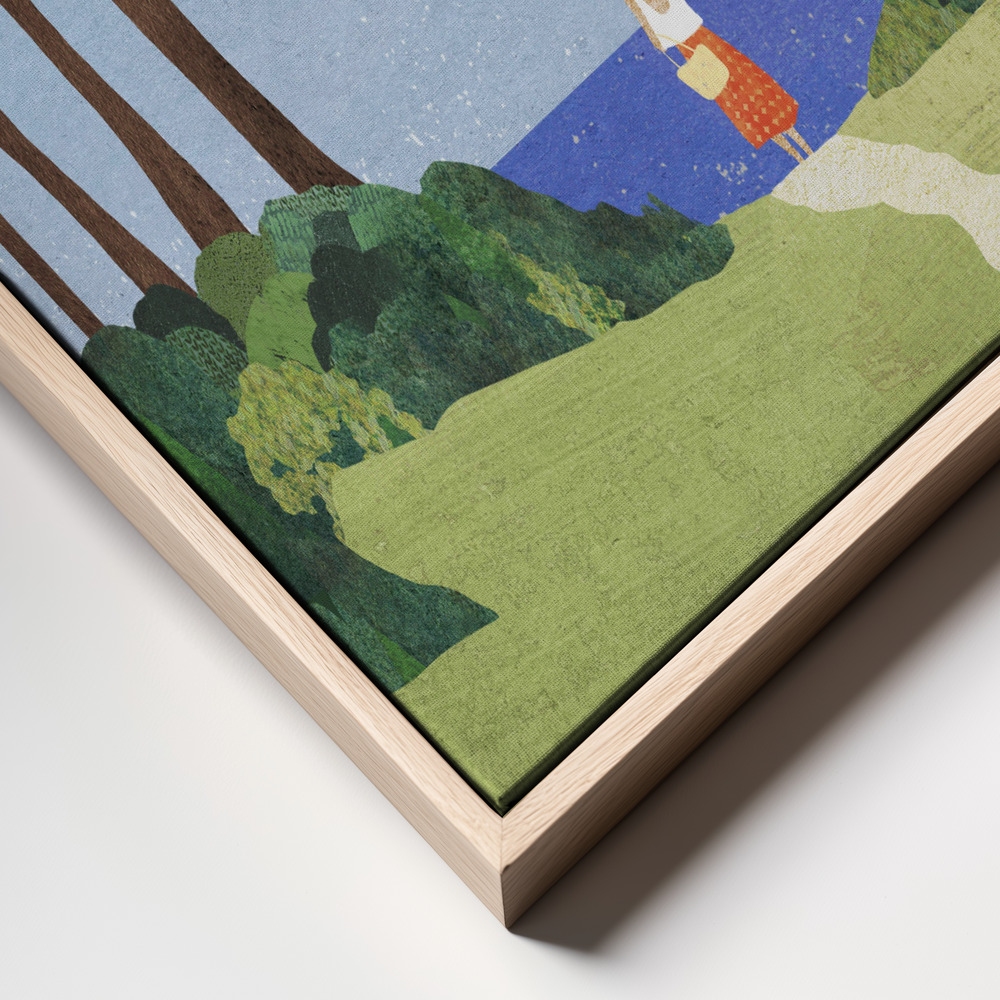 Canvas print - Day Trip frame close up