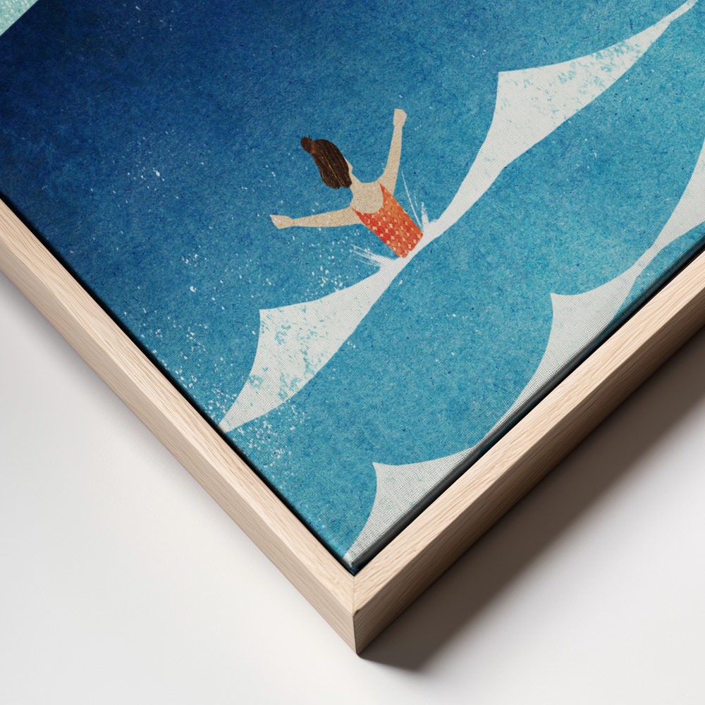Lienzo - Sea Swim ii frame close up