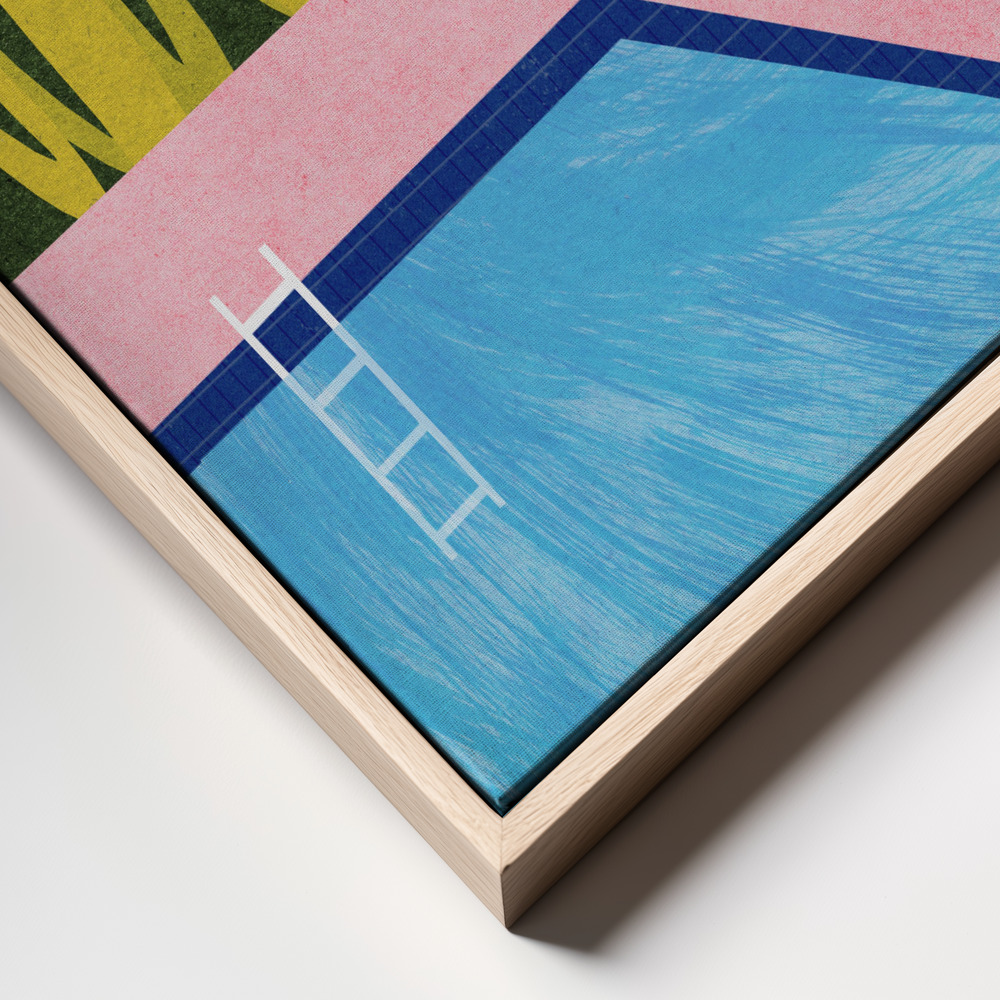 Lienzo - Swimming Pool frame close up