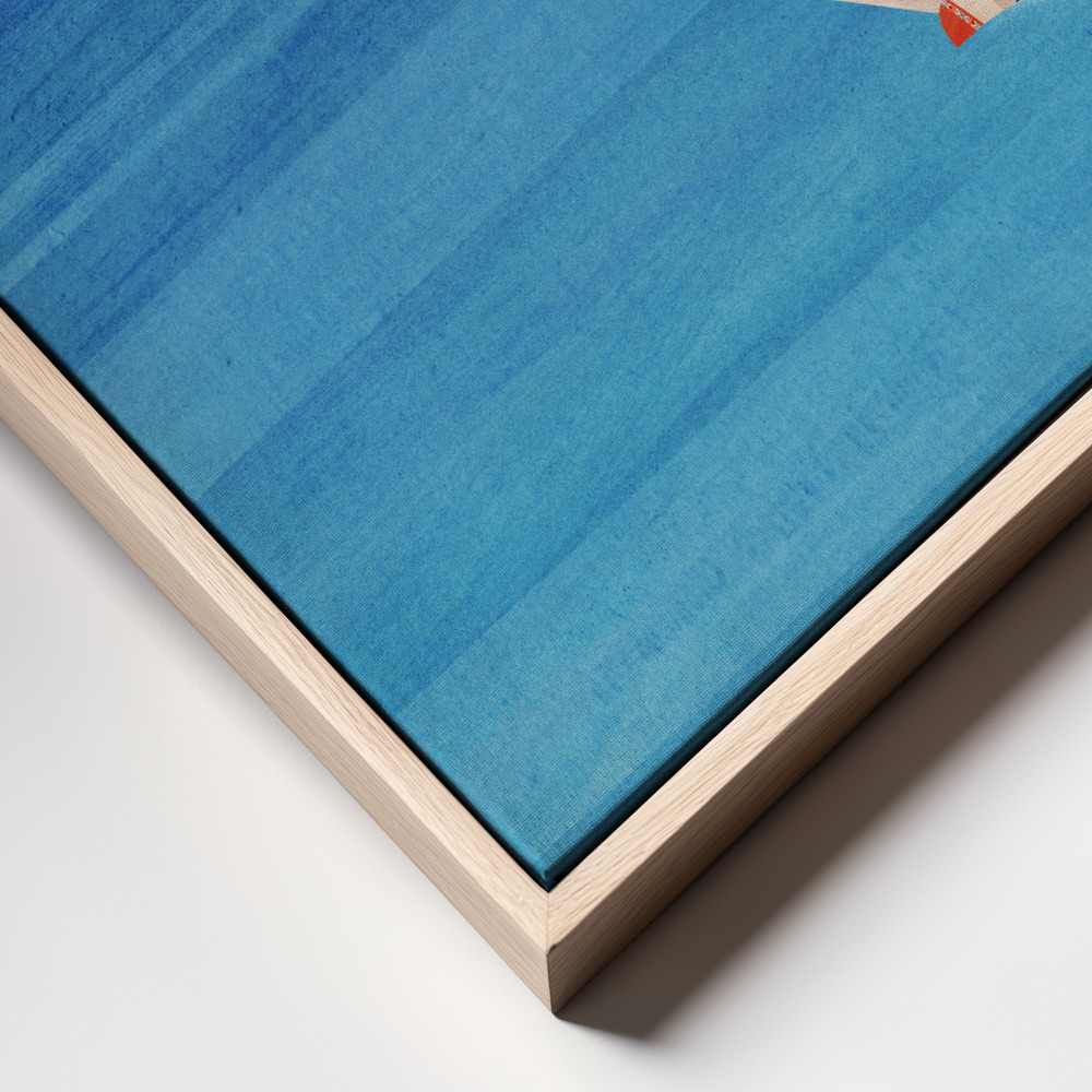 Canvas print - Sea Swim frame close up