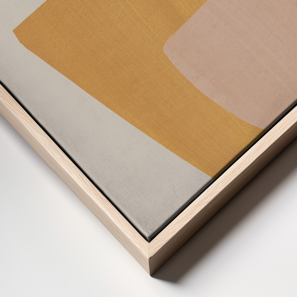 Canvas schilderi - Planted frame close up - natuurlijk frame