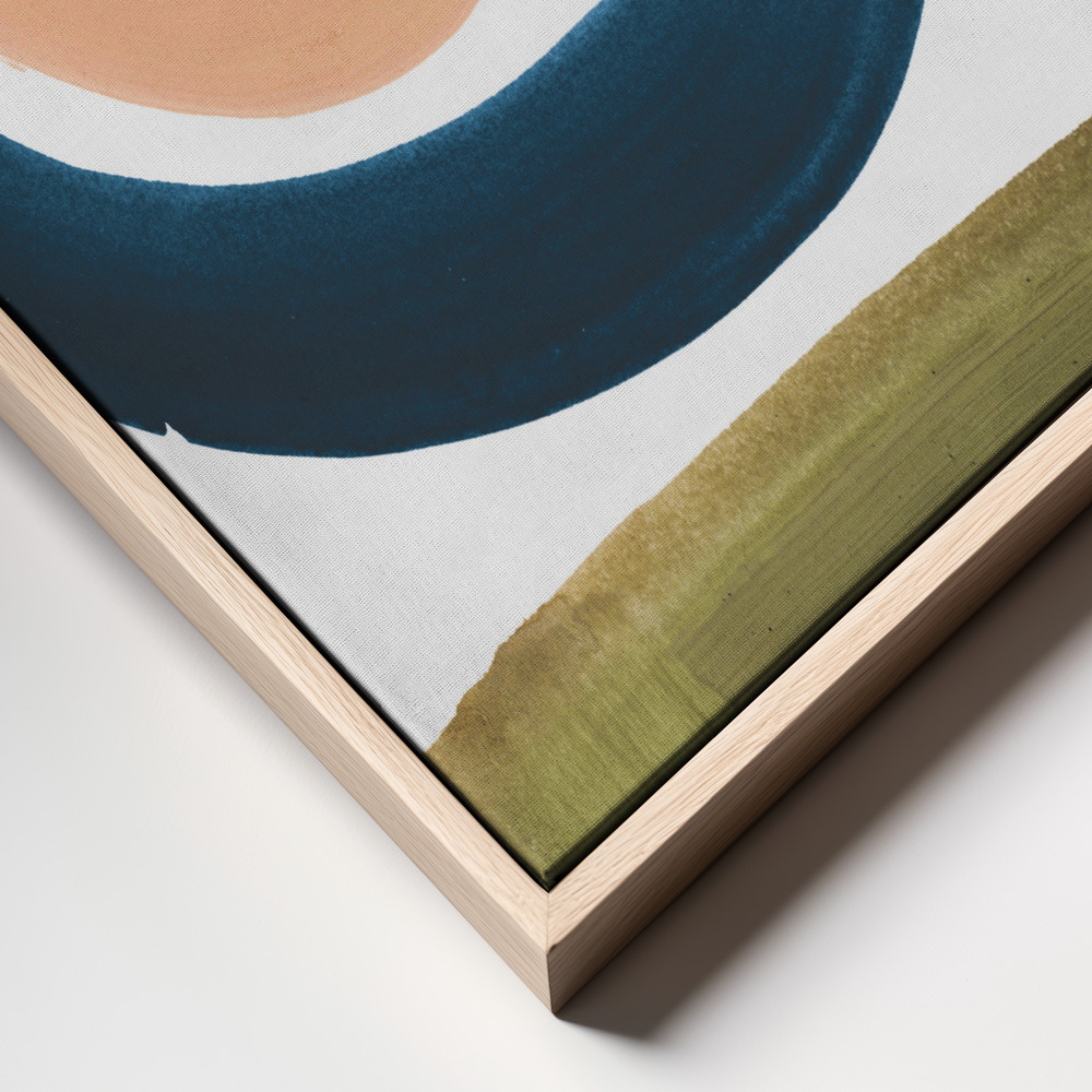Canvas schilderi - Gravity frame close up - natuurlijk frame