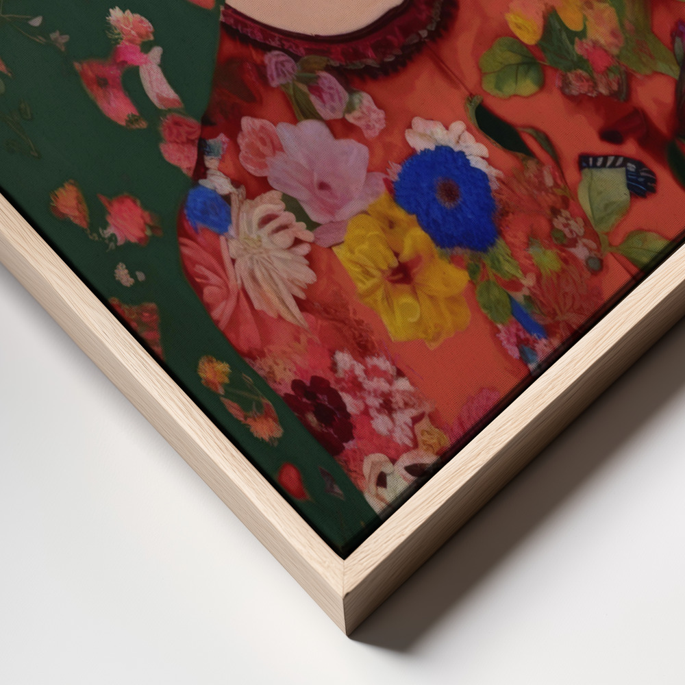 Canvas print - The Love Of Flowers frame close up