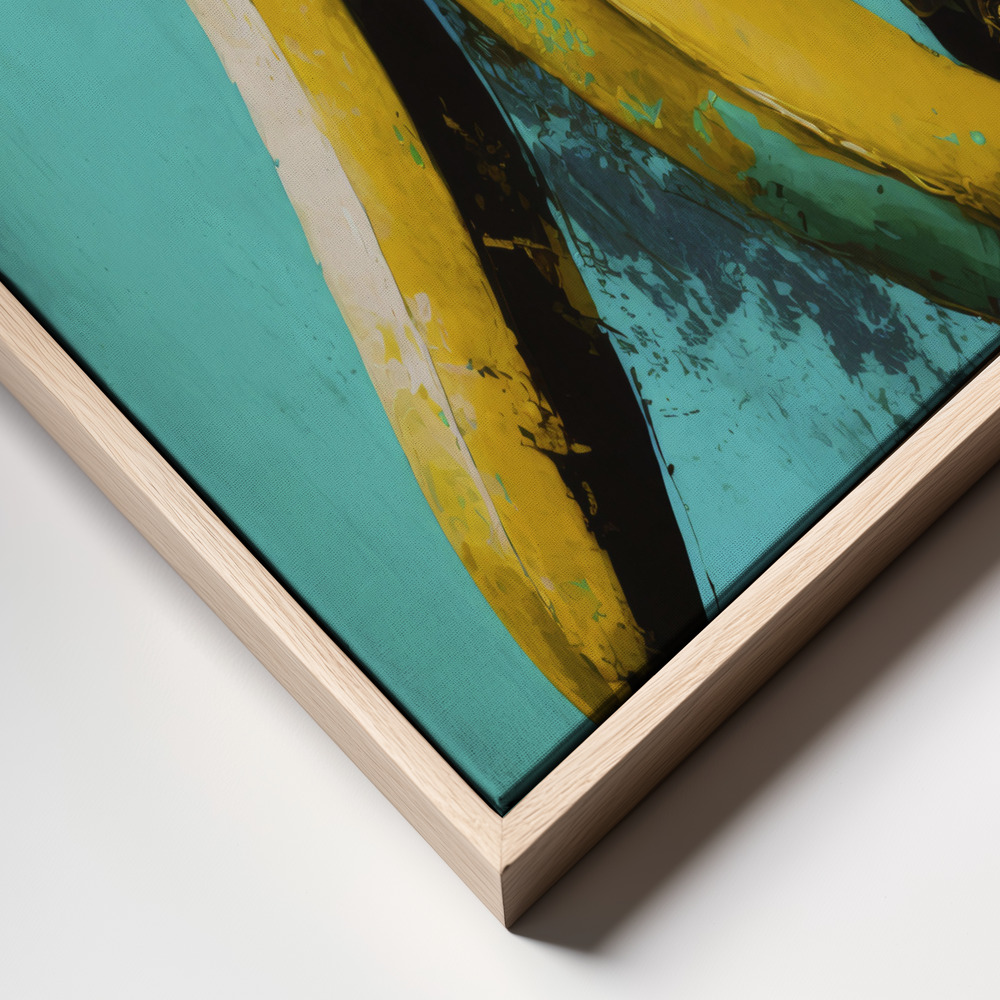 Canvas taulu - Ancient Bananas kehys lähikuva - luonnollinen kehys