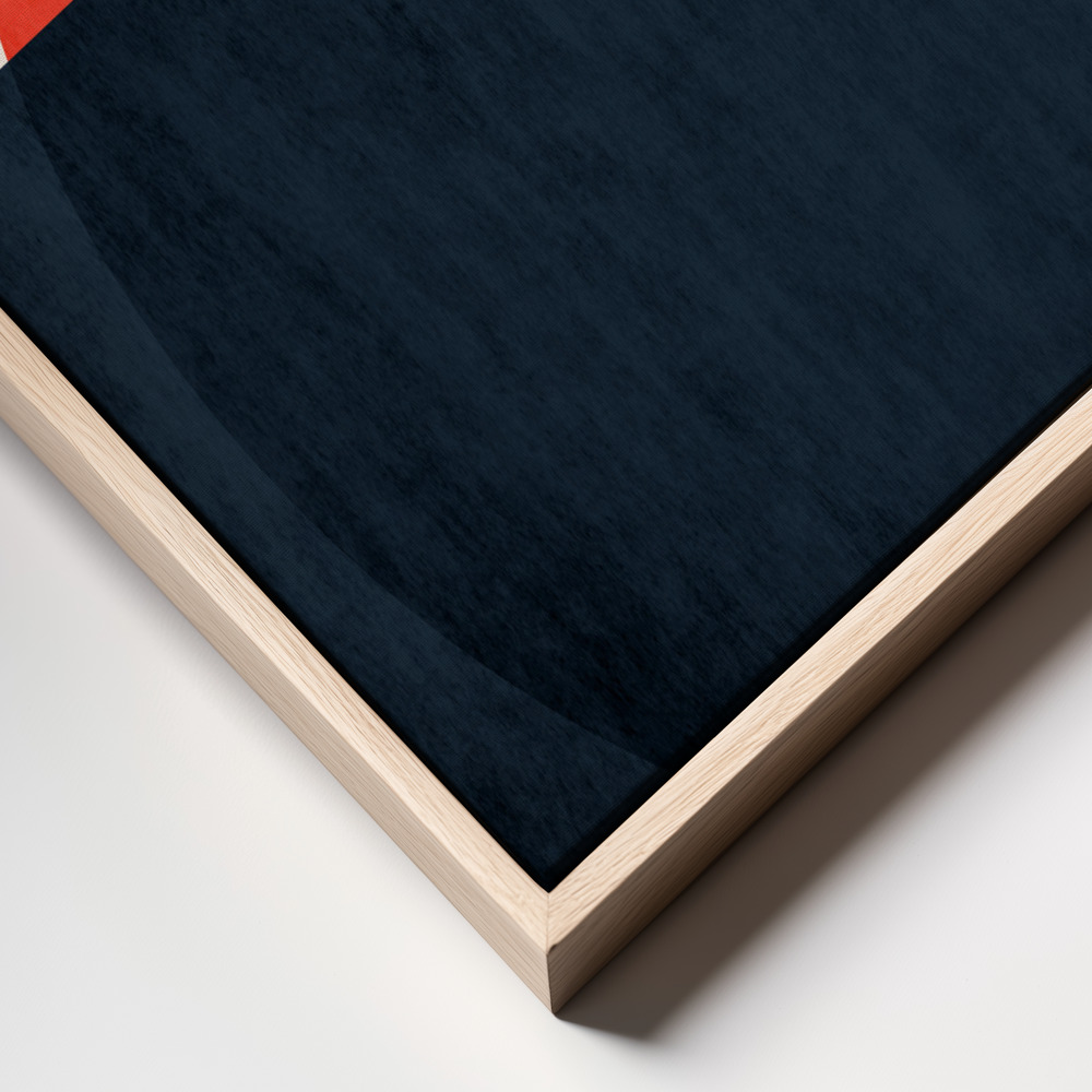 Canvas print - Sunset Breeze frame close up