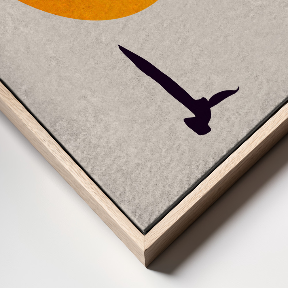 Canvas print - Birds In the Sky frame close up