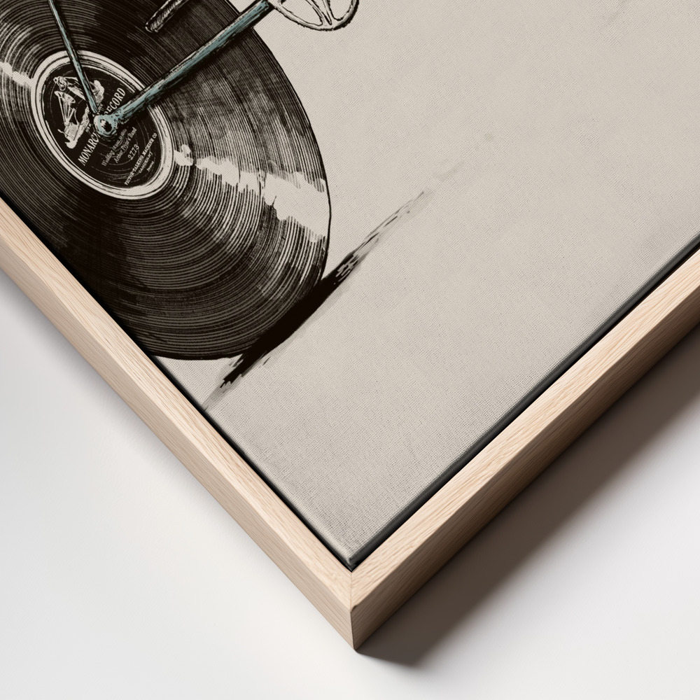 Canvas print - Velophone frame close up