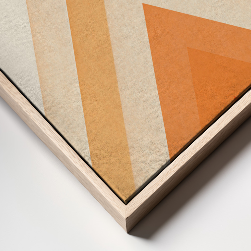 Canvas print - Mountainscape Nº4 frame close up
